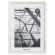Рамка 21х30 см небьющаяся, багет 14,6 мм, пластик, BRAUBERG "Original Line", белая/золото, 391236