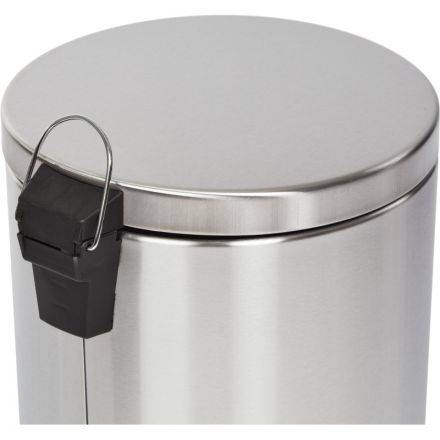 Ведро мусорное с педалью и доводчиком Luscan 20 л, матовое, нерж сталь