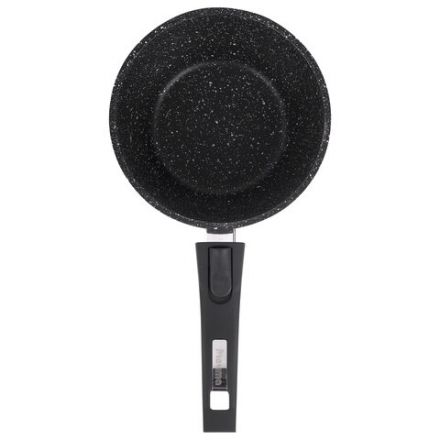 Ковш 1,7 л, съемная soft-touch ручка, жаропрочная стеклянная крышка, антипригарное покрытие, МЕЧТА "Гранит Black", 082802 Ковш 1,7 л, съемная soft-touch ручка, жаропрочная стеклянная крышка, антипригарное покрытие, МЕЧТА "Гранит Black", 082802