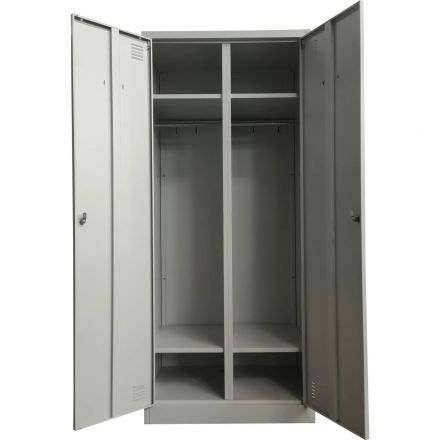 Шкаф для одежды металлический CBNT_2L-B1A-800 800х500х1850 +полка д/обуви