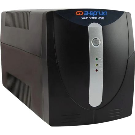 ИБП Энергия 1200 USB, лин.-инт., 1200ВА/720Вт, 3xEURO(Е0201-0051)