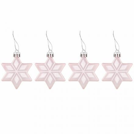 Шары новогодние ёлочные "Elegant Pink" 77 предметов, розовый/белый, ЗОЛОТАЯ СКАЗКА, 591715