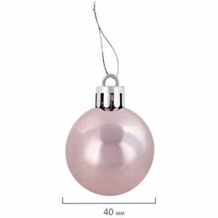 Шары новогодние ёлочные "Elegant Pink" 77 предметов, розовый/белый, ЗОЛОТАЯ СКАЗКА, 591715