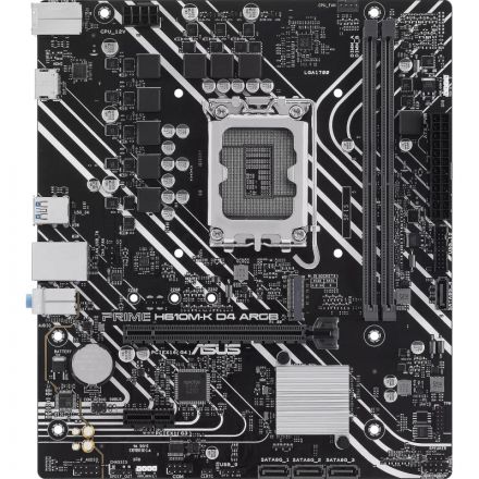 Материнская плата ASUS PRIME H610M-K D4 ARGB, s1700,intel H610, 2xDDR4,mATX