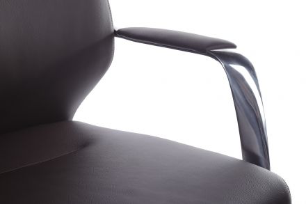 Кресло Alonzo А1711 Тёмно-коричневый (3072) натуральная кожа 68*68*120-126