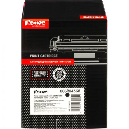 Тонер-картридж Комус 006R04368 чер. для Xerox C310/C315 Тонер-картридж Комус 006R04368 чер. для Xerox C310/C315