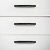 Ручка УЗК_скоба меб.StahlBuro A109-96 (16619) BL матовый черный 2шт/уп