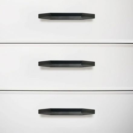 Ручка УЗК_скоба меб.StahlBuro A109-96 (16619) BL матовый черный 2шт/уп