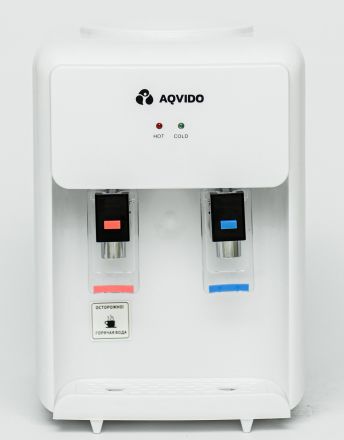 Кулер для воды настольный с электронным охлаждением AQVIDO, цвет белый