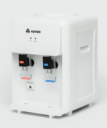 Кулер для воды настольный с электронным охлаждением AQVIDO, цвет белый