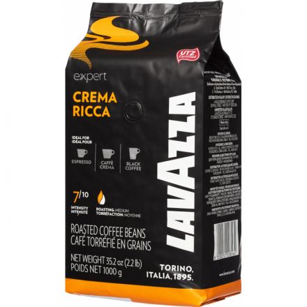 Кофе Lavazza Crema Ricca Expert в зернах, 1кг