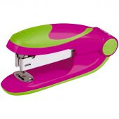 Степлер №24/6, 26/6 Berlingo "Fuze" до 25л., пластиковый корпус, розовый