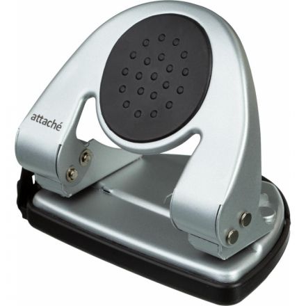 Дырокол Attache 6720 до 20 листов серебристый с линейкой Дырокол Attache 6720 до 20 листов серебристый с линейкой