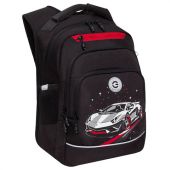 Рюкзак GRIZZLY школьный, анатомическая спинка, 2 отделения, для мальчиков, "YOUR ROUTE", 25х40х22 см, RB-550-1/2 Рюкзак GRIZZLY школьный, анатомическая спинка, 2 отделения, для мальчиков, "YOUR ROUTE", 25х40х22 см, RB-550-1/2