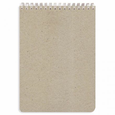 Блокнот А5 (146х206 мм), 60 л., гребень, картон, жесткая подложка, клетка, BRAUBERG, "Black", 114365