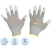 Перчатки защитные нейлон Manipula Микростатик (MG-163) р.8