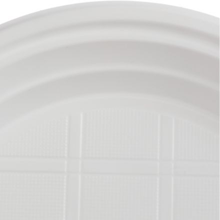 Тарелка одноразовая d=165мм, белая, КОМУС ПС 100шт/уп