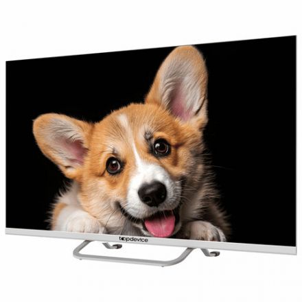 Телевизор TOPDEVICE TDTV32CS03H_WE, 32'' (80 см), 1366x768, HD, 16:9, YaOS, Wi-Fi, Bluetooth, белый