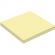 Бумага для заметок с клеевым краем Economy 76x76 мм 100 л пастельный желтый