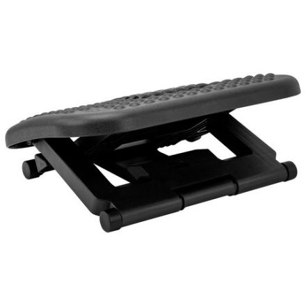 Подставка для ног BRABIX Ultra 2 44х34 см, массажер, регулировка высоты и угла наклона, 533037