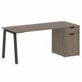 Home Office Стол письменный VR.SP-3-178.1.A Вяз/Антрацит металл 1780*720*750