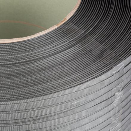 Стреппинг лента Полипропиленовая 12мм х 0,6 (2300 м.) Серая