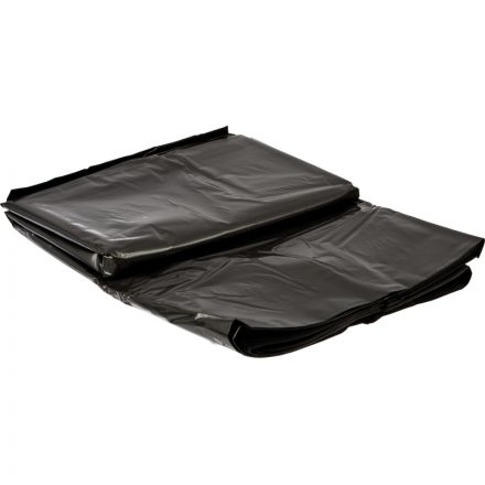 Мешки для мусора ПВД 200л 55мкм 10шт/уп черные 70х140см Комус