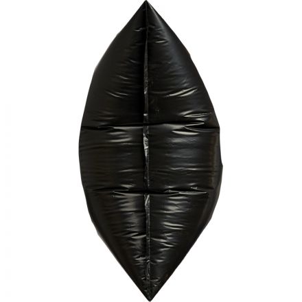 Мешки для мусора ПВД 200л 55мкм 10шт/уп черные 70х140см Комус