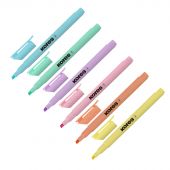 Набор текстовыделителей KORESHIGHLINER PASTEL6ц 1-4ммскош нак36246
