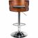 Стул барный LO_DOBRIN FRED LMZ-1018_CH-M_EL коричневое дерево, чёрный