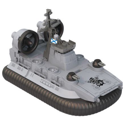 Катер-амфибия на воздушной подушке игрушечный "Кайман", пластик, 34x20,4x23 см, НОРДПЛАСТ, 254