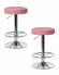 Набор 2 шт Табурет барный DOBRIN BRUNO, пудрово-розовый велюр (MJ9-32)