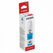 Чернила CANON (GI-40C) для СНПЧ Pixma G5040/G6040, голубые, ресурс 7700 страниц, оригинальные, 3400C001 Чернила CANON (GI-40C) для СНПЧ Pixma G5040/G6040, голубые, ресурс 7700 страниц, оригинальные, 3400C001