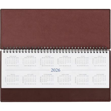 Планинг датированный 2026, бордо 303х150 мм, 120 стр, АТТАСНЕ Вива