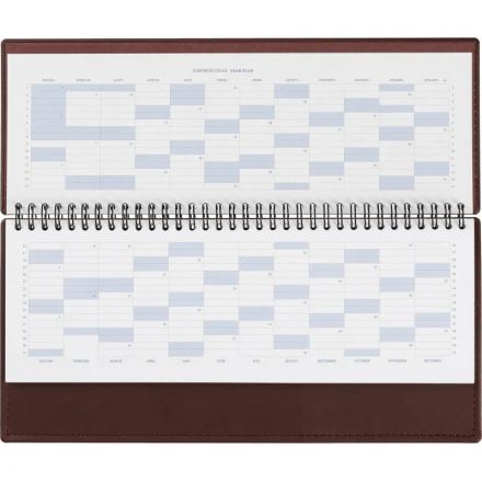 Планинг датированный 2026, бордо 303х150 мм, 120 стр, АТТАСНЕ Вива