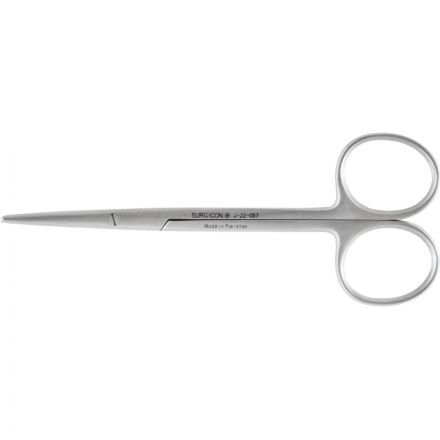 Ножницы глазные тупоконечные вертикально изогнутые, 115 мм, J-22-057 Ножницы глазные тупоконечные вертикально изогнутые, 115 мм, J-22-057
