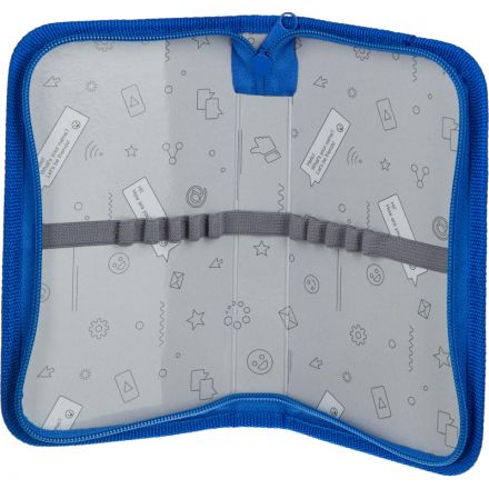 Пенал №1School Space time, 1 секц., 190x110x20мм, ткань, 1554538