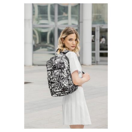 Рюкзак HEIKKI DREAM (ХЕЙКИ) универсальный, с карманом для ноутбука, эргономичный, Comics Anime, 42х26х14 см, 272527