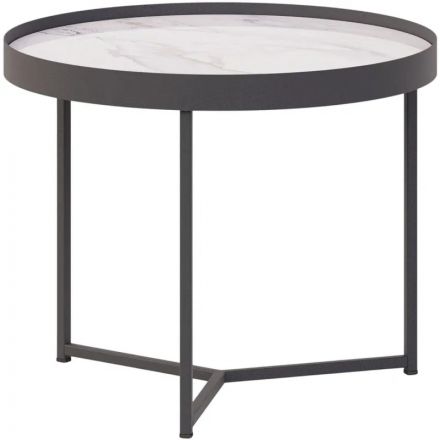 Стол журнальный KF_Комус Мебель Тайлер 450 (9643027702) ст.калак/оп.чер.мат