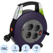 Удлинитель силовой BPx-4e-3x1-10m, ЭРА, Б0052927