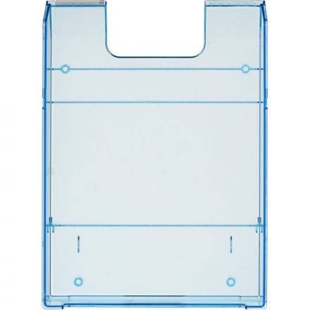 Лоток для бумаг HAN с инд.окном прозр.синий 1020/26