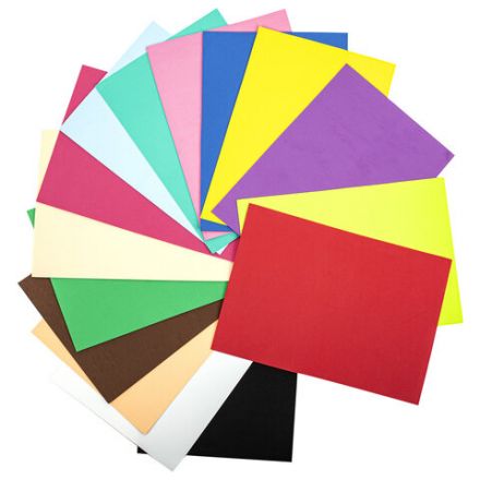 Пористая резина/фоамиран А4, 1 мм, НАБОР, 15 листов, 15 цветов, яркие цвета, ОСТРОВ СОКРОВИЩ, 665097