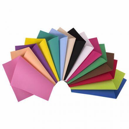 Пористая резина/фоамиран А4, 1 мм, НАБОР, 15 листов, 15 цветов, яркие цвета, ОСТРОВ СОКРОВИЩ, 665097