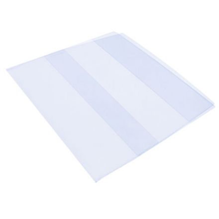 Обложки ПВХ для тетрадей и учебников, НАБОР 20 шт., ПЛОТНЫЕ, 110 мкм, универсальные, прозрачные, BRAUBERG, 274119