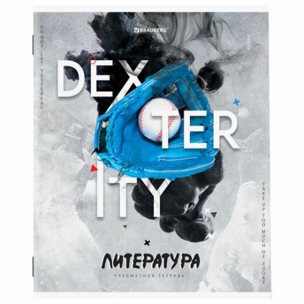 Тетрадь предметная "SPORT CLUB" 48 л., обложка картон, ЛИТЕРАТУРА, линия, подсказ, BRAUBERG, 404802 Тетрадь предметная "SPORT CLUB" 48 л., обложка картон, ЛИТЕРАТУРА, линия, подсказ, BRAUBERG, 404802