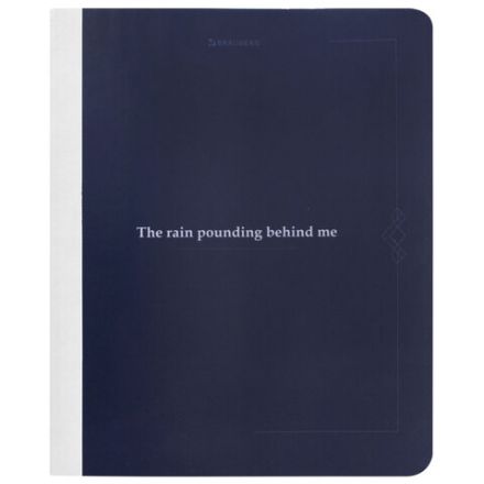 Тетрадь А5 96 л. BRAUBERG, на сшивке с корешком, клетка, обложка картон, "Vintage", 405290