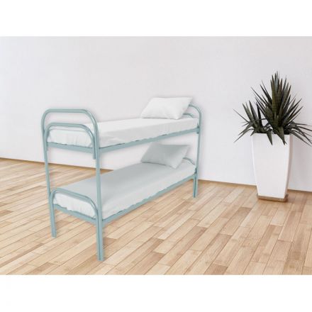 Кровать CAM_металлическая двухъяр Хард+2 800х1900,сетк100х100,дв.ножка,2пер