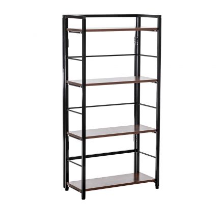 Стеллаж раскладной Leset Пако 1200, Чёрный Стеллаж раскладной Leset Пако 1200, Чёрный