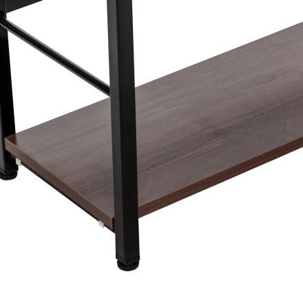 Стеллаж раскладной Leset Пако 1200, Чёрный Стеллаж раскладной Leset Пако 1200, Чёрный