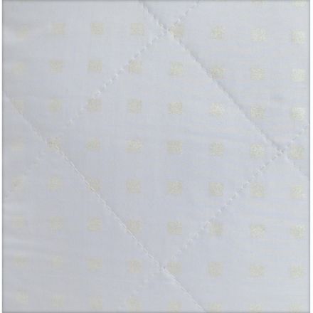 Подушка 70х70, стеганная, (иск. лебяжий пух/тик ПЭ), белые шашечки